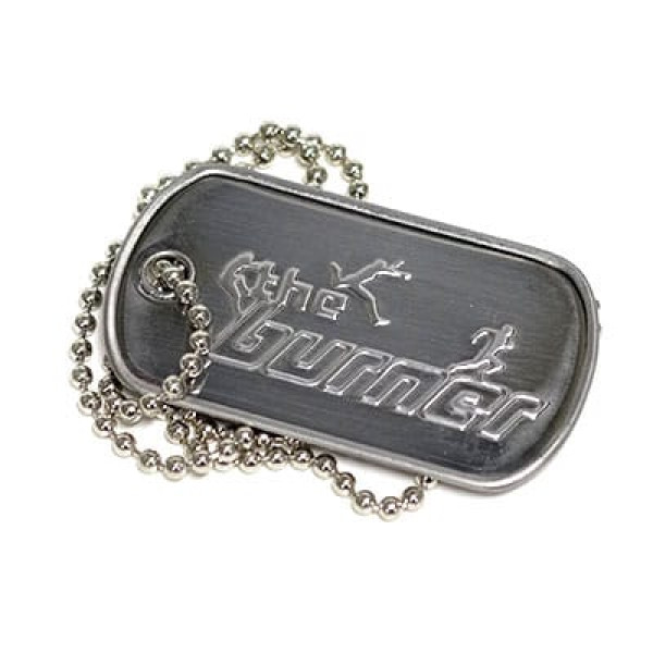 embossed dog tag