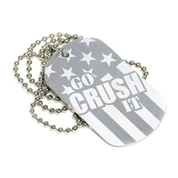 engraved dog tag