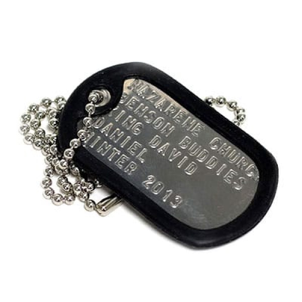 military dog tag