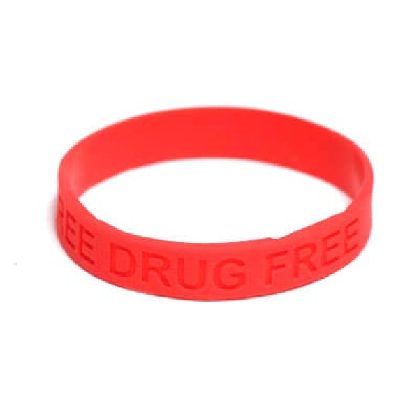 debossed wristband