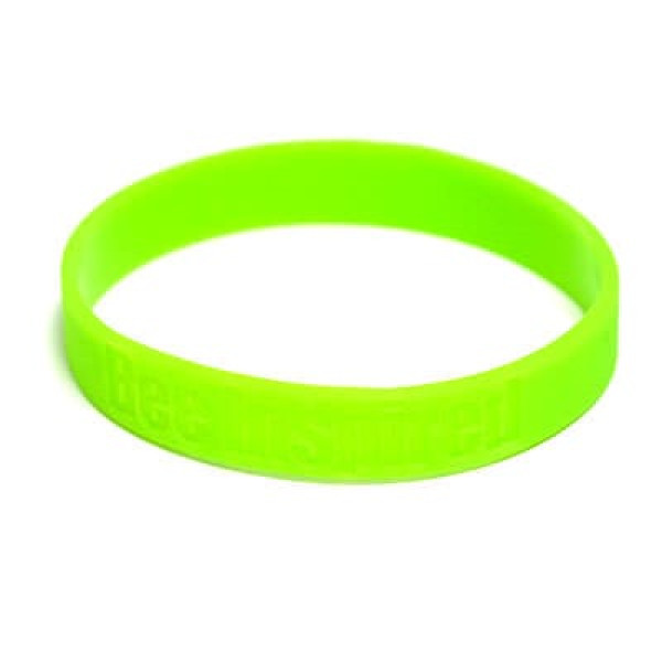 debossed wristband