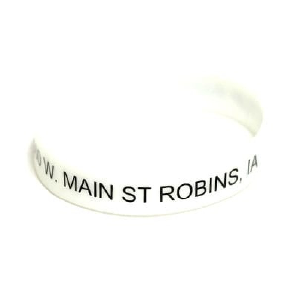 screen-printed wristband