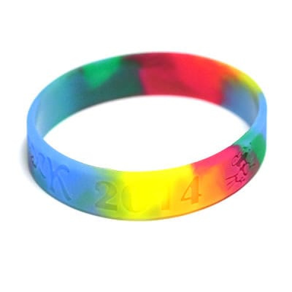 swirled wristband